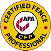 American Fence Association Certified Fence Professional