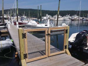 wooden-gate-with-lobster-trap-wire